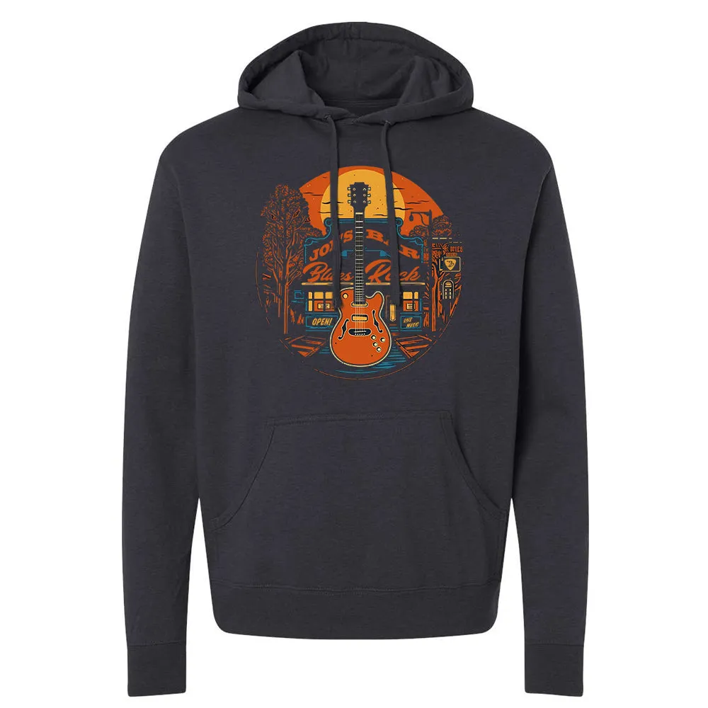 Joe's Blues Rock Bar Pullover Hoodie (Unisex)