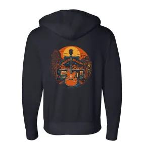 Joe's Blues Rock Bar Zip-Up Hoodie (Unisex)