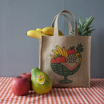 Jute Bag Fruits