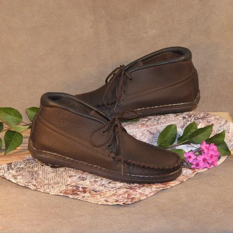 Lace-up Chukka Boots for Women - Genuine Cowhide - Handcrafted in USA by Footskins