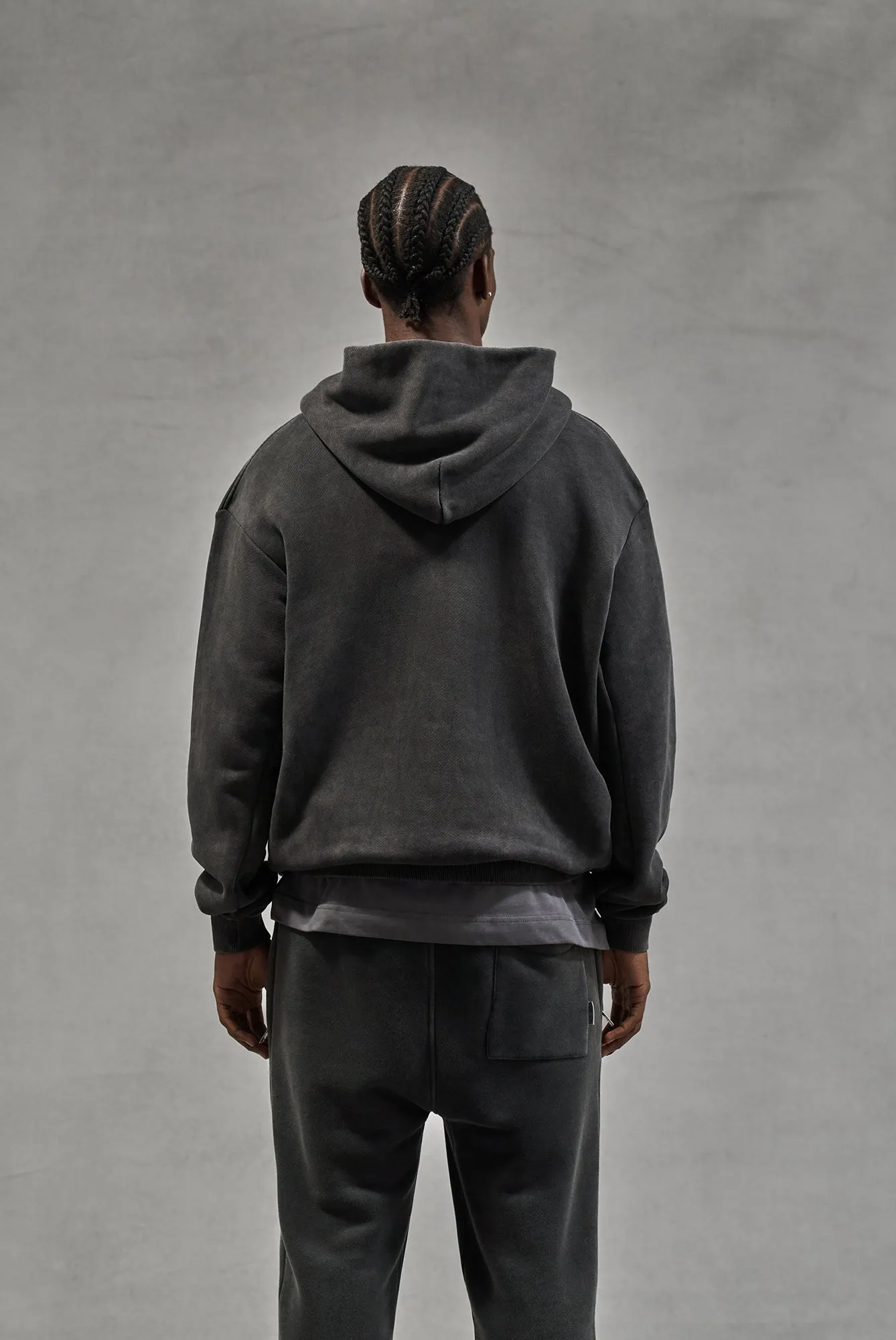 LAUNDERED CLASSICS HOODIE - CHARCOAL