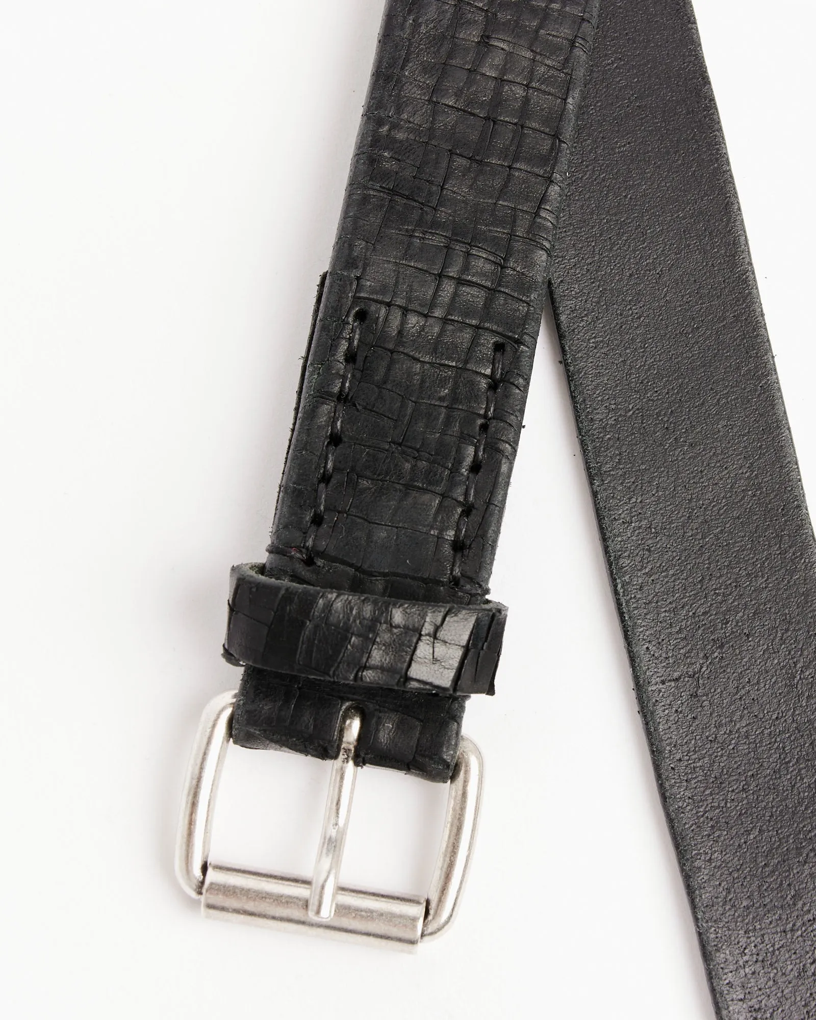 Leather Belt in Black