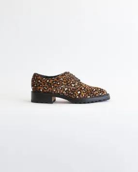 Leopard Huron Derby Shoes by Rachel Comey