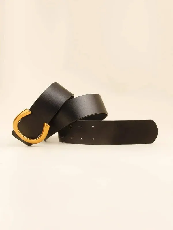 Letter C Buckle Belt