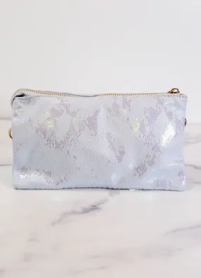 Liz Custom Collection Crossbody Bag Shimmer Periwinkle