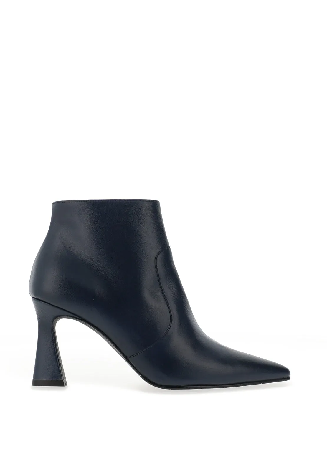 Lodi Retis Flared Heel Ankle Boots, Navy