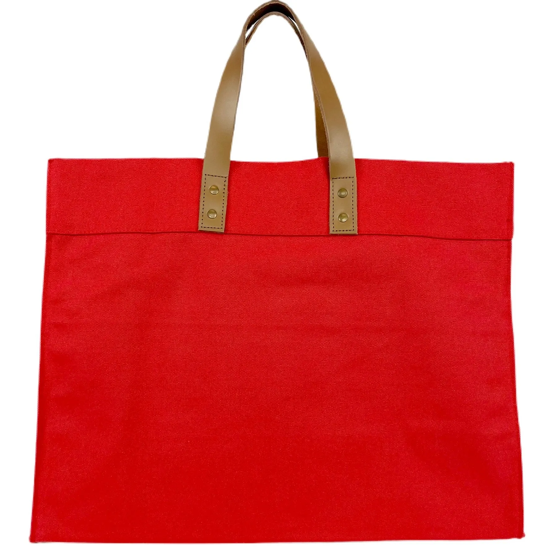 Luxury Box Tote Bag - 20 Oz Canvas (18 x 15 x 8)