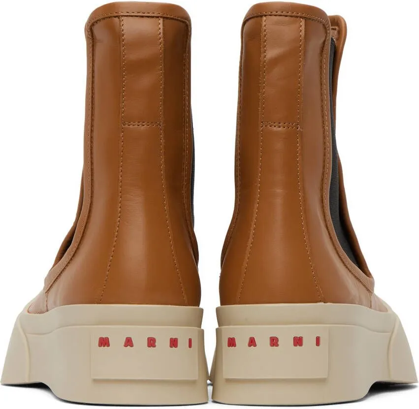 Marni Tan Pablo Chelsea Boots