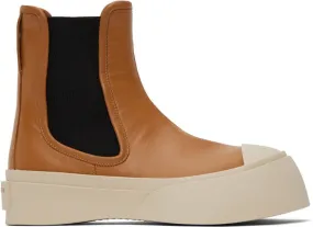 Marni Tan Pablo Chelsea Boots