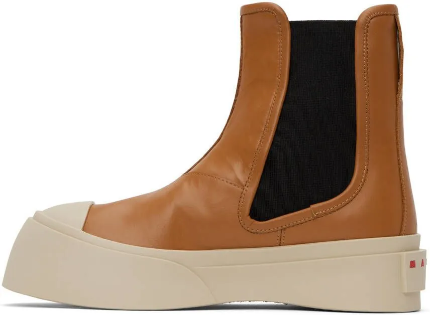 Marni Tan Pablo Chelsea Boots