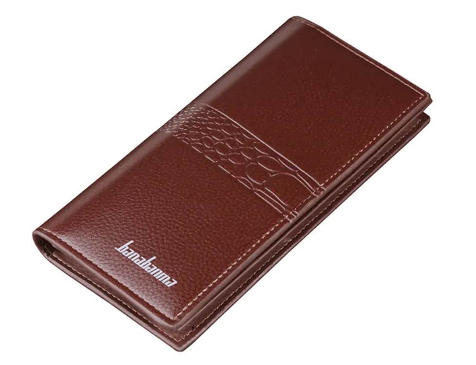 Men Long Wallet Casual Multi-function Clutch Bag Business Style