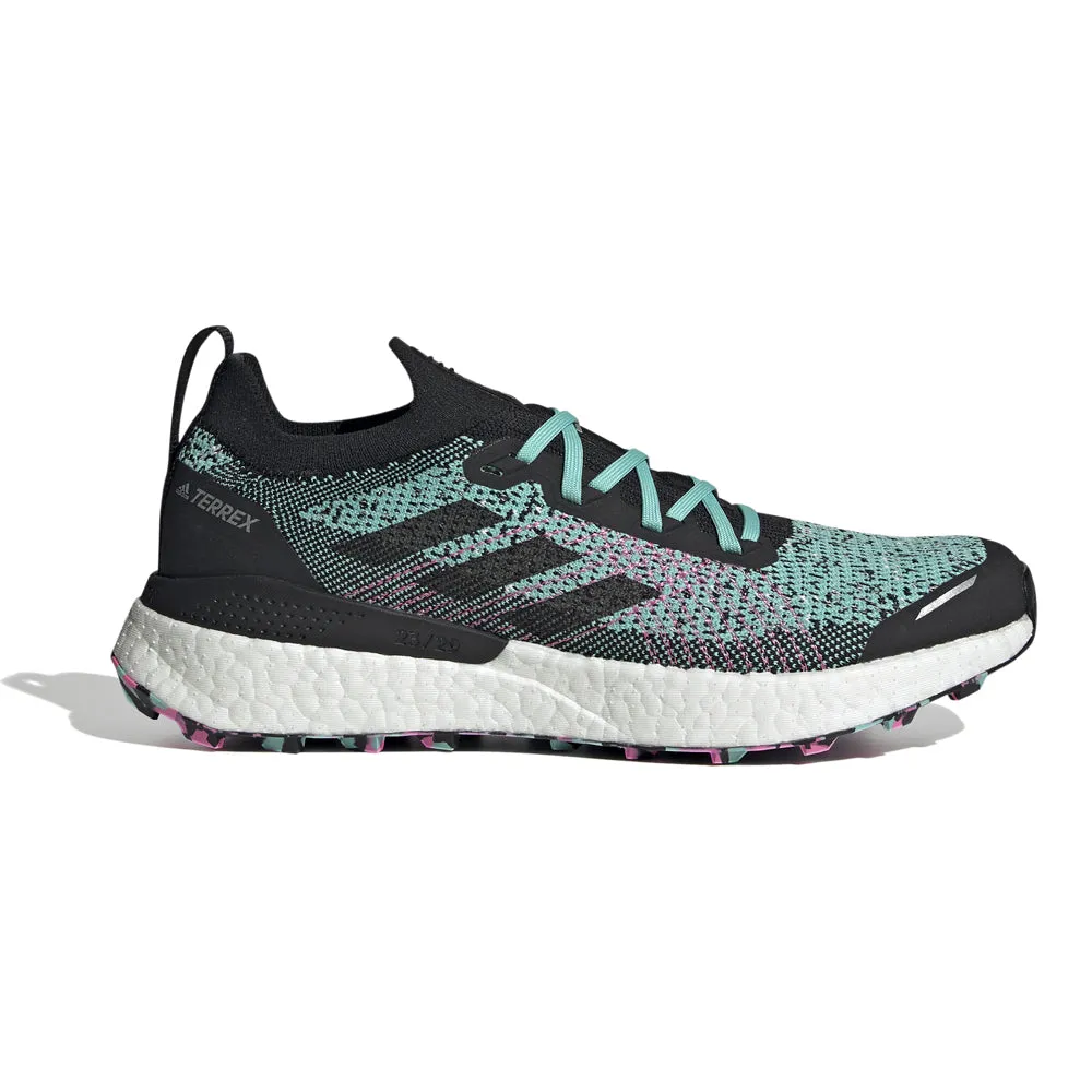 Men's Adidas Terrex 2 Ultra Parley, Acid Mint/Black/Screaming Pink, 10.5 D Medium - Acid Mint Adidas Terrex 2 Ultra Parley Men's