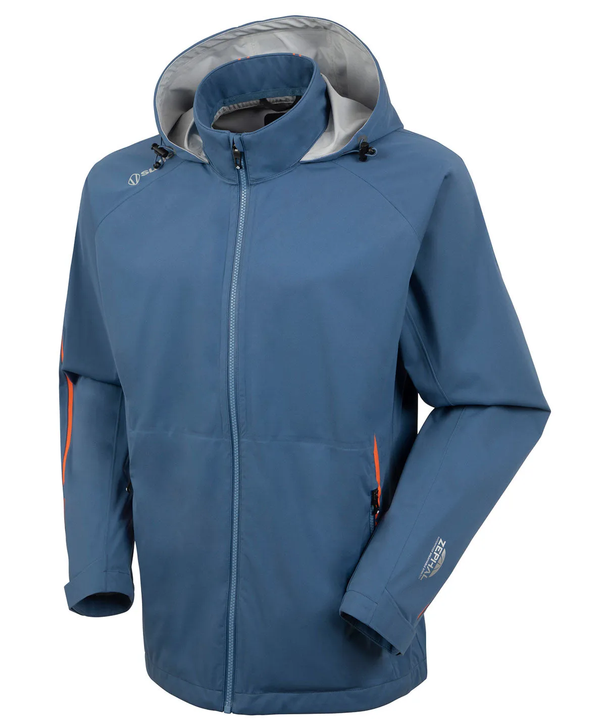 Men's Joe Zephal Flextech Waterproof Rain Jacket with Packable Hood