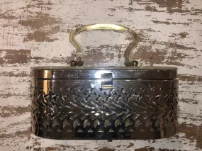 Metal and Lucile Oval Purse 1950s