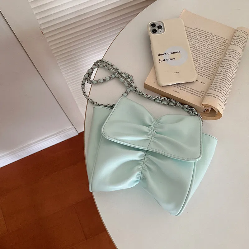 Middle Scrunch Bow Purse