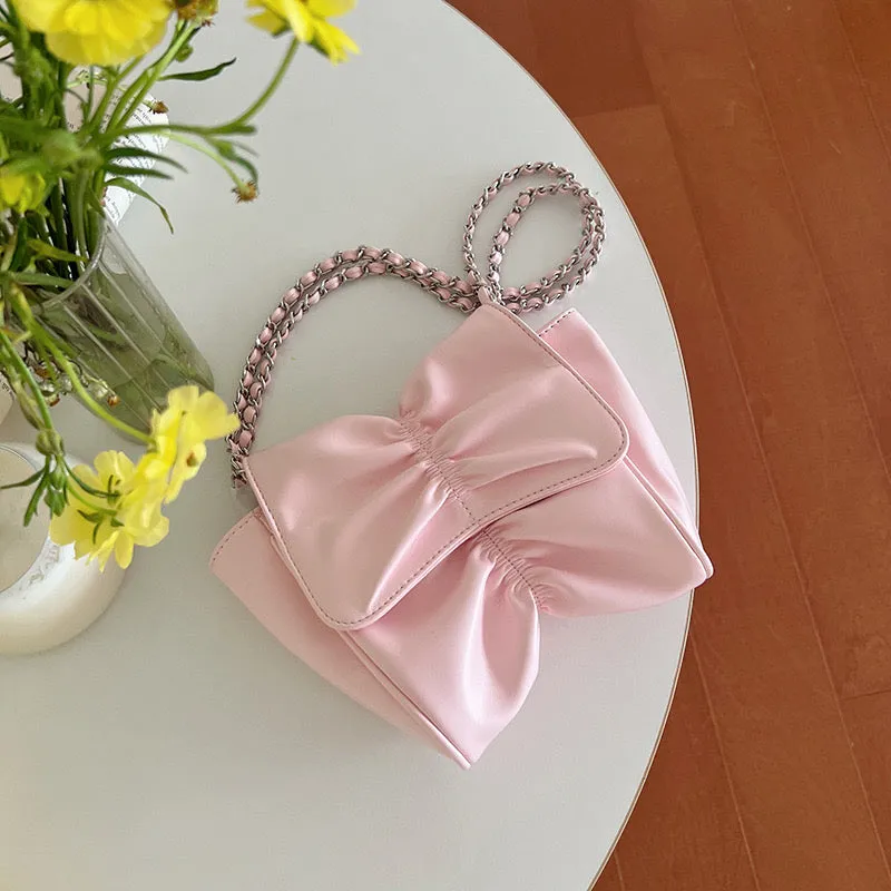 Middle Scrunch Bow Purse