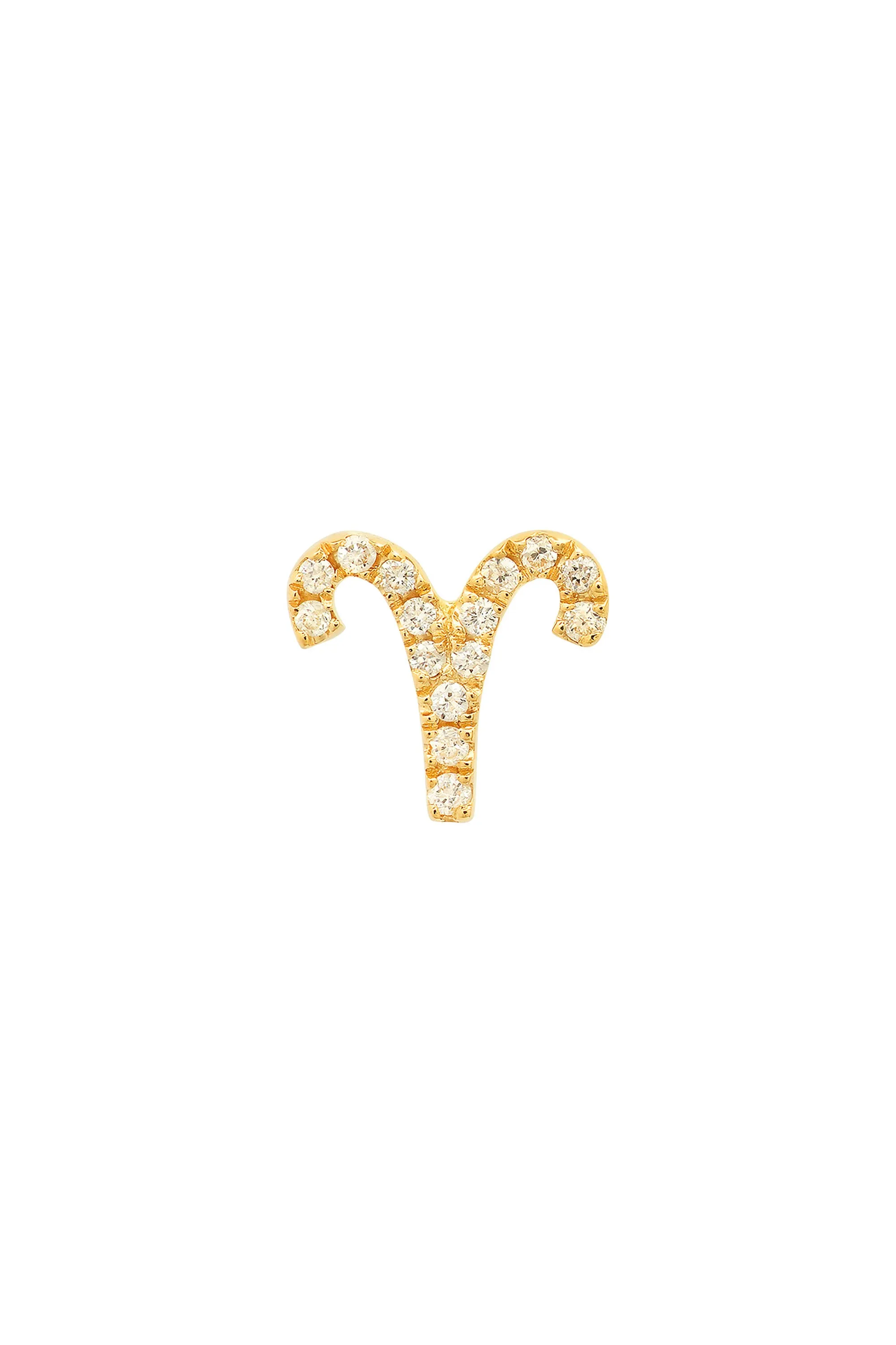 Mini Diamond Aries Earring