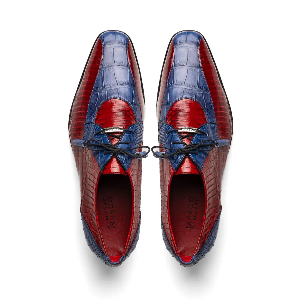 Moncalieri - Red/Navy: Prominent & Eye-catching Color Combination Available.