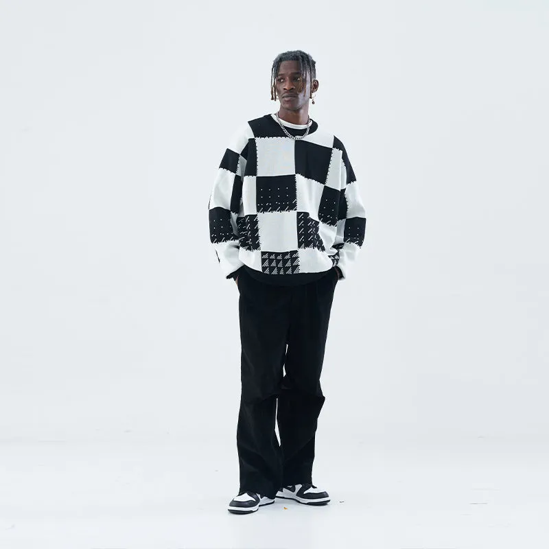 Mosaic Chessboard Sweater