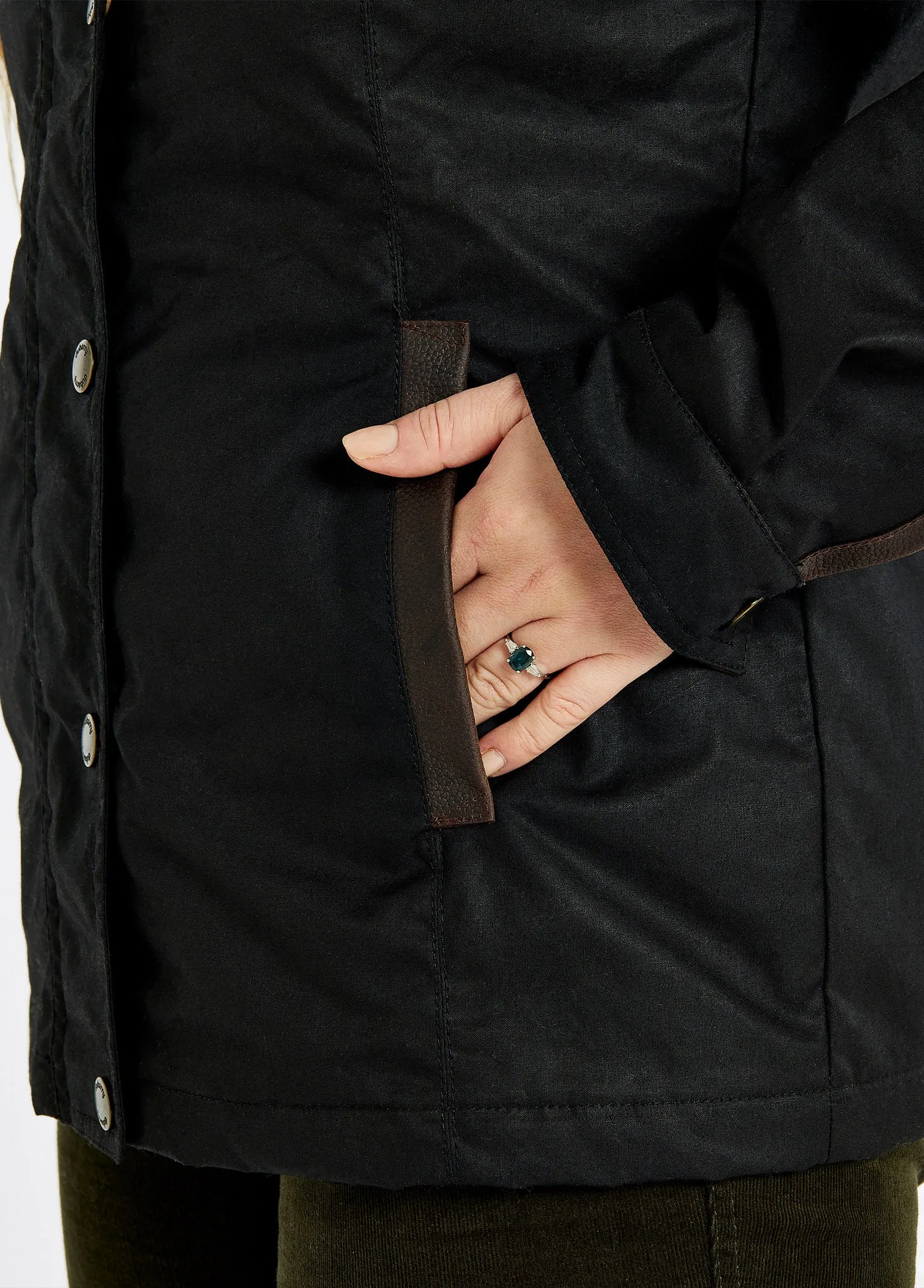 Mountrath Waxed Jacket - Black