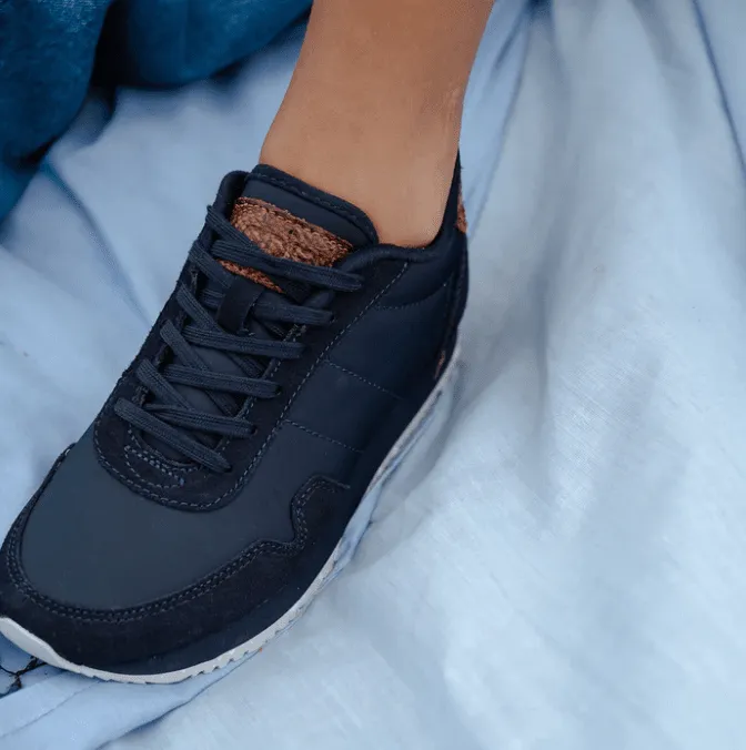 Navy Blue Leather Nora III