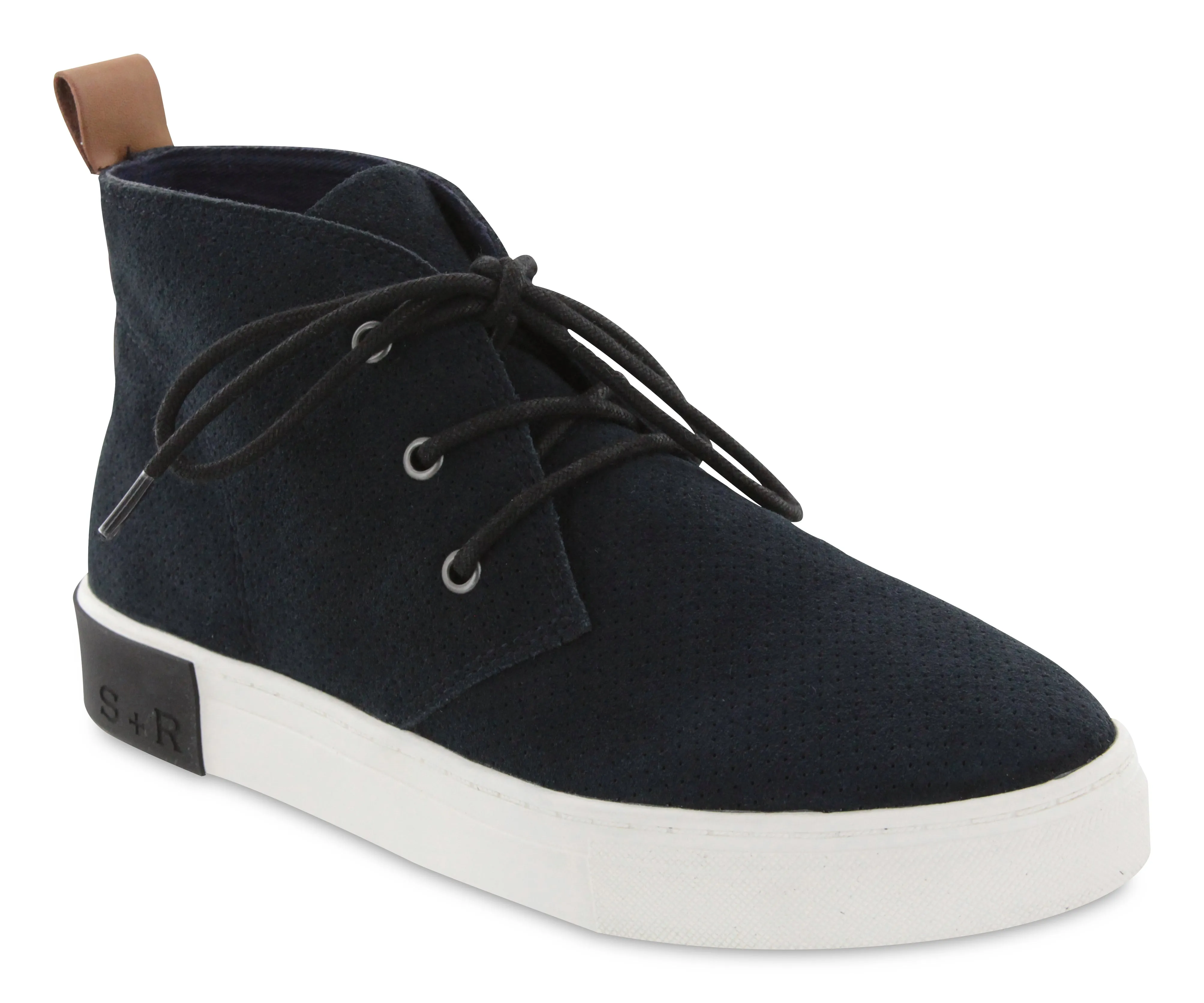 Navy Suede Chukka Boot