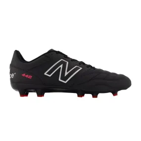 New Balance 442 V2 Team Football Boots Black White Red