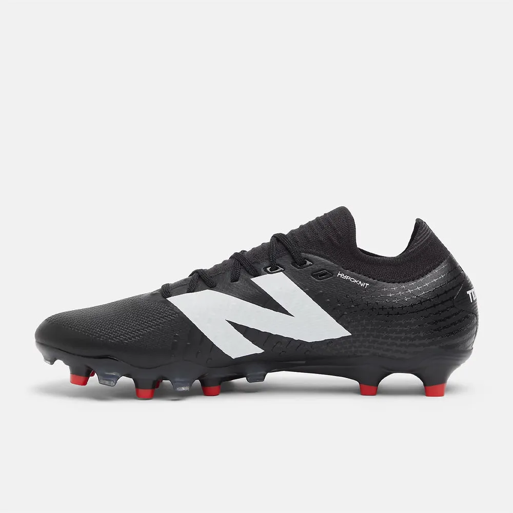 New Balance Tekela Pro Low V4+ FG Football Boots Black White Red