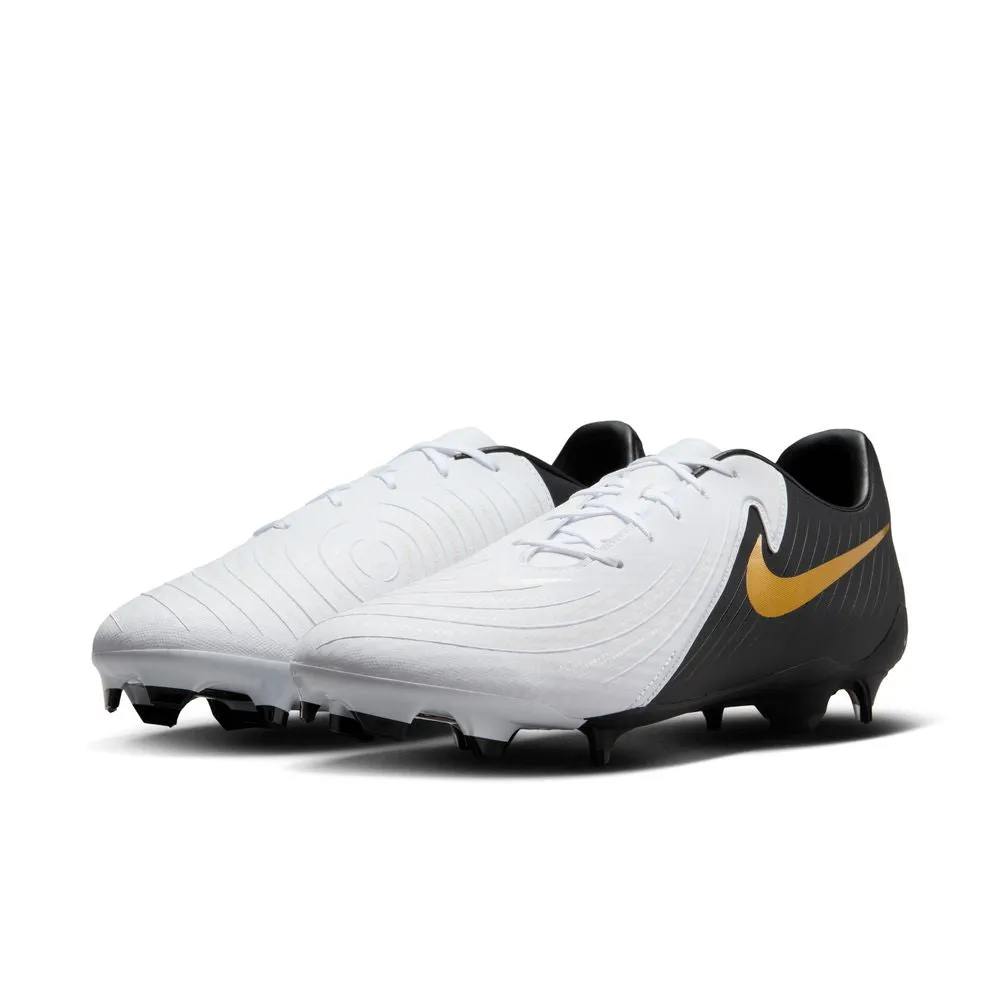 Nike GX 2 Academy FG Football Boots - White/Black/Metallic Gold