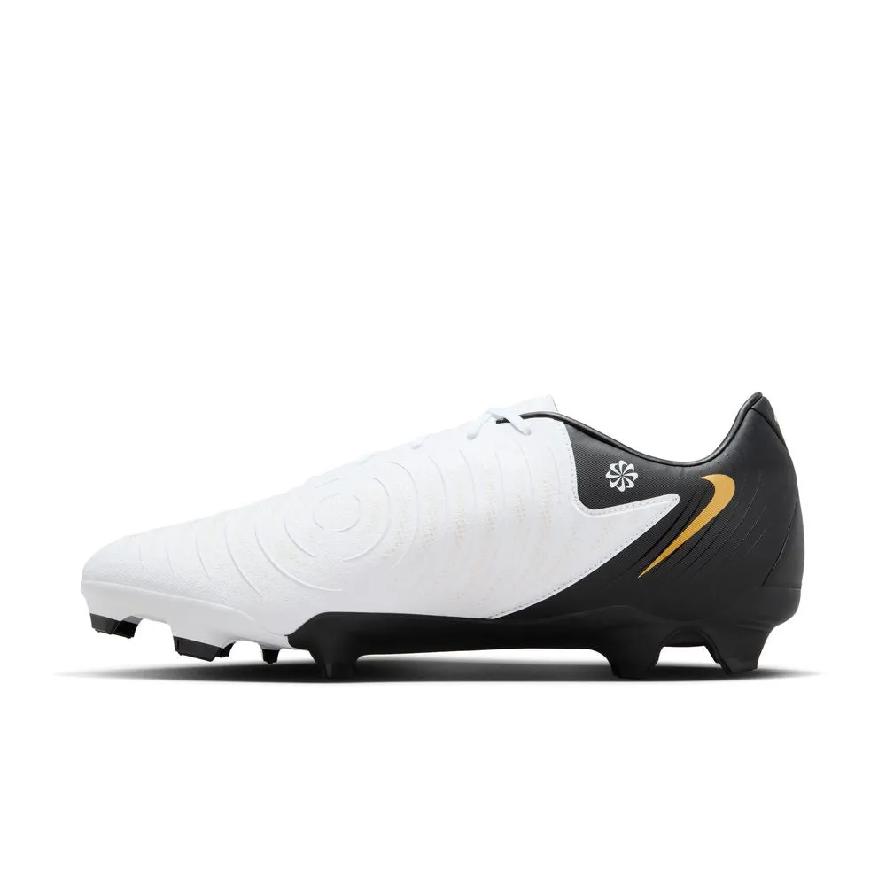 Nike GX 2 Academy FG Football Boots - White/Black/Metallic Gold