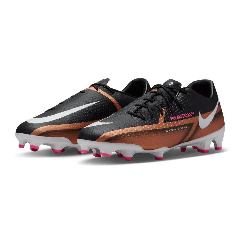 Nike Phantom GT2 Academy FG/MG Football Boots Metallic Copper White Black