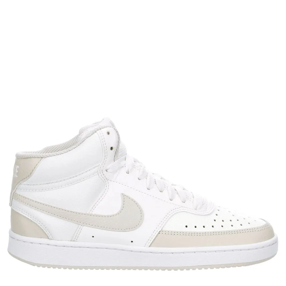 NIKE  WOMENS COURT VISION MID SNEAKER