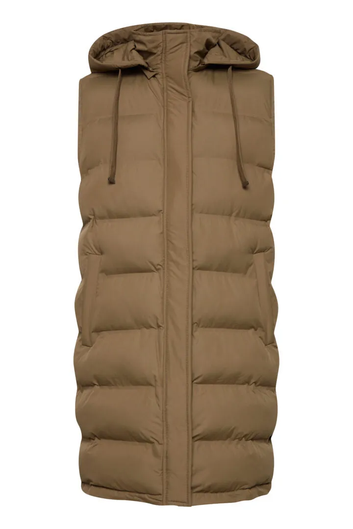 Padded Gilet Olive Fransa 8749