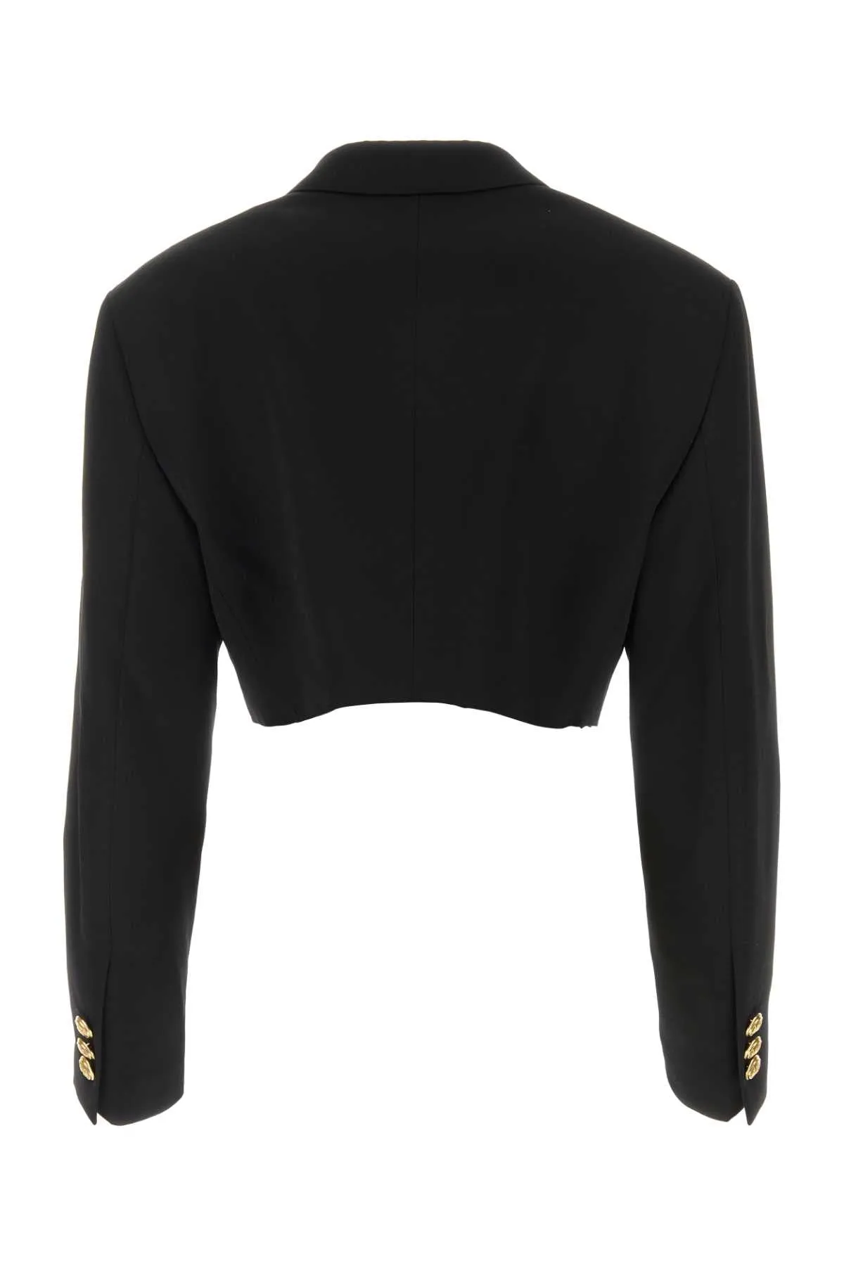 Palm Angels Black Polyester Blend Boyfriend Blazer