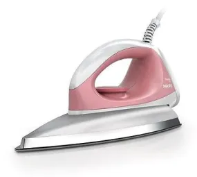 Philips Dry Iron GC102 - Powerful 750W Linished Soleplate for Quick and Efficient Ironing