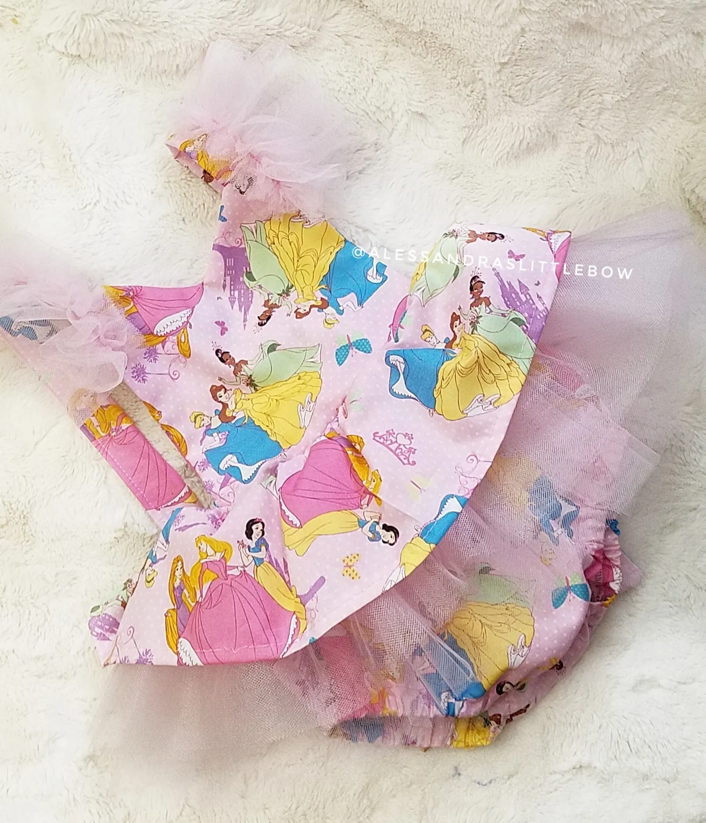 Pink Princess Tutu Romper