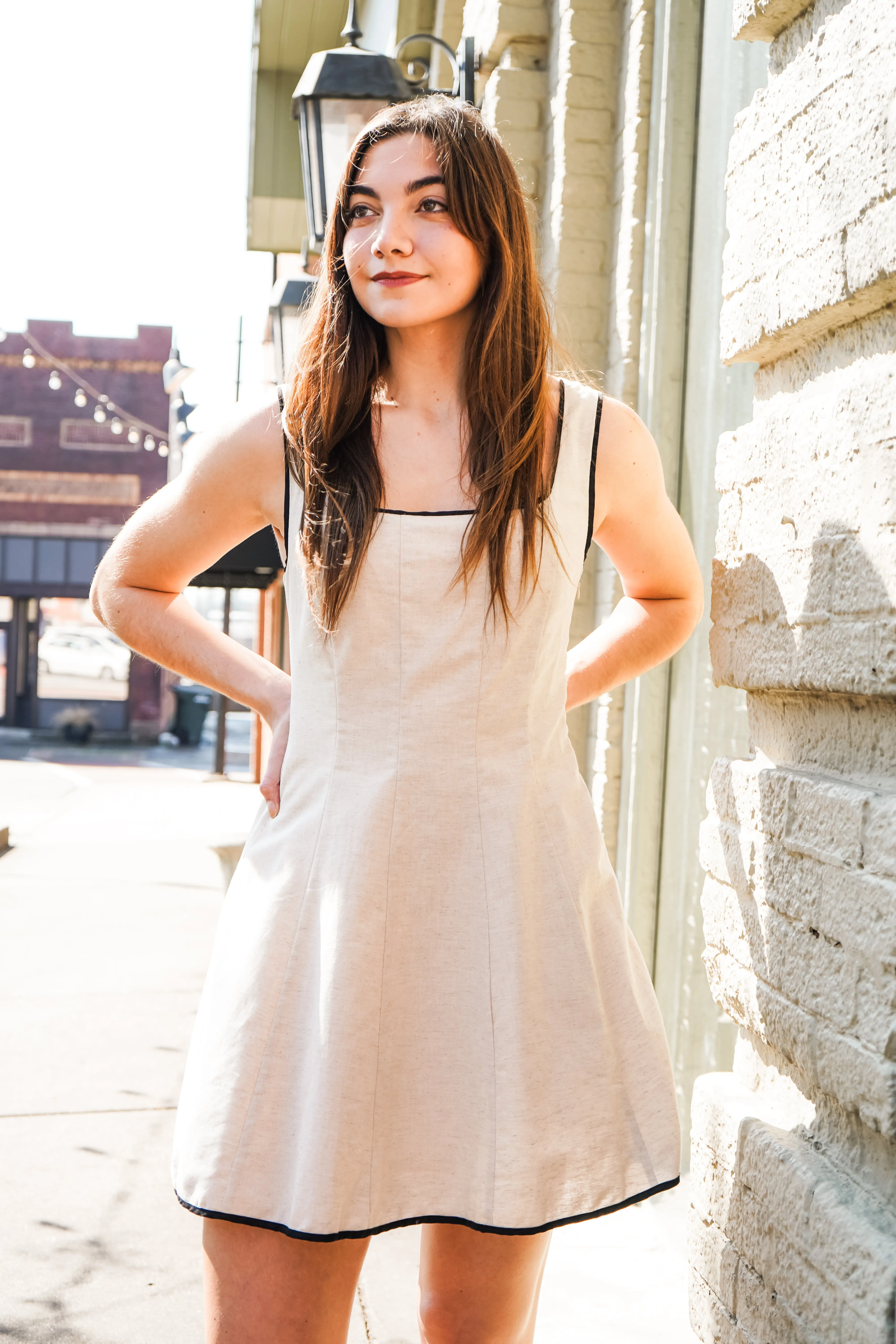 Piper Linen Mini Dress