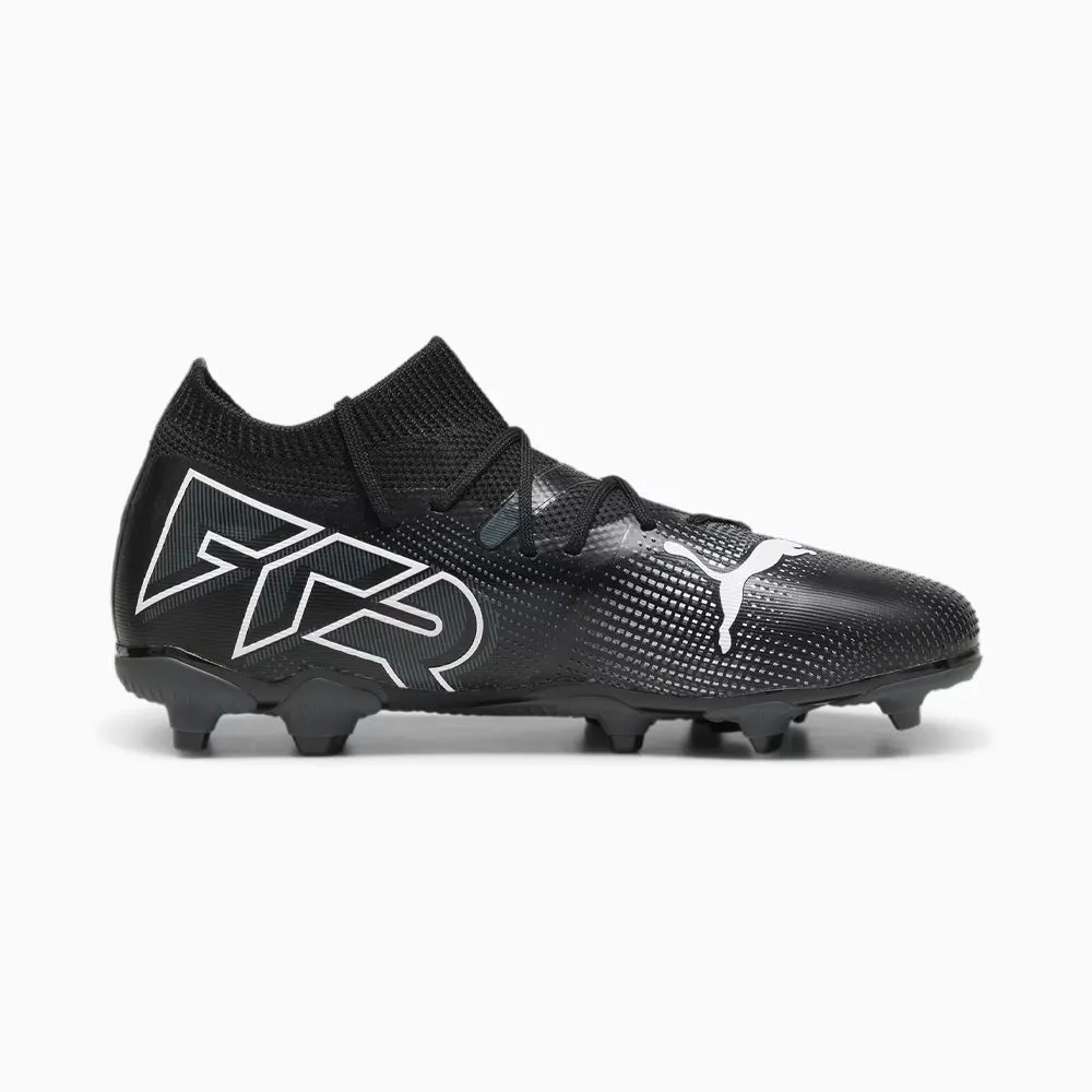 Puma Future 7 Match Junior Football Boots - Black/White