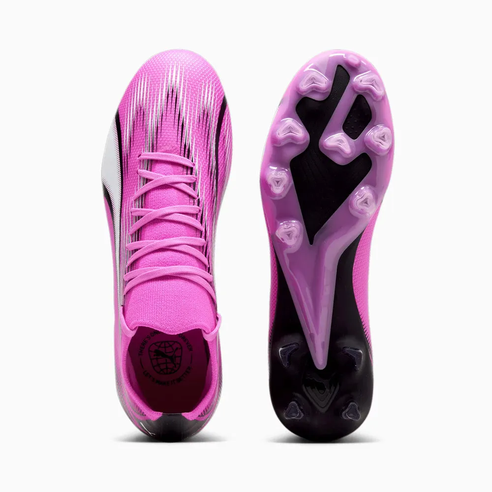 Puma Ultra Match Women's FG/AG Football Boots Poison Pink White Black