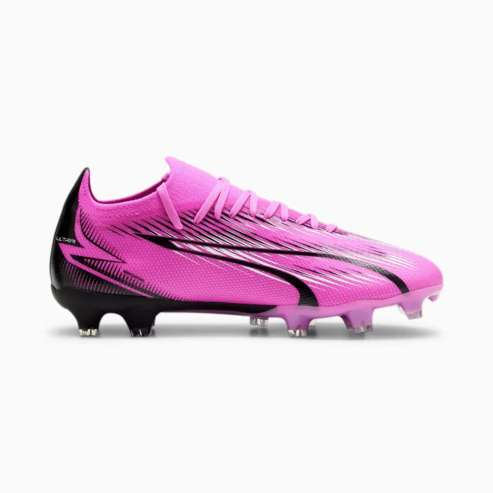 Puma Ultra Match Women's FG/AG Football Boots Poison Pink White Black