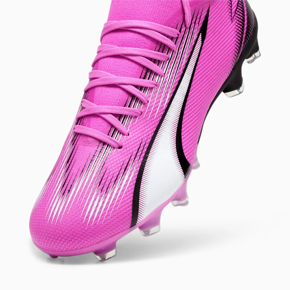 Puma Ultra Match Women's FG/AG Football Boots Poison Pink White Black