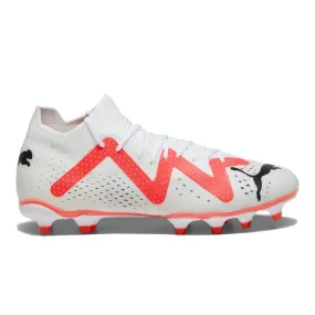 Puma Women's Football Boots - White/Black/Fire Orchid - Future Match FG/AG