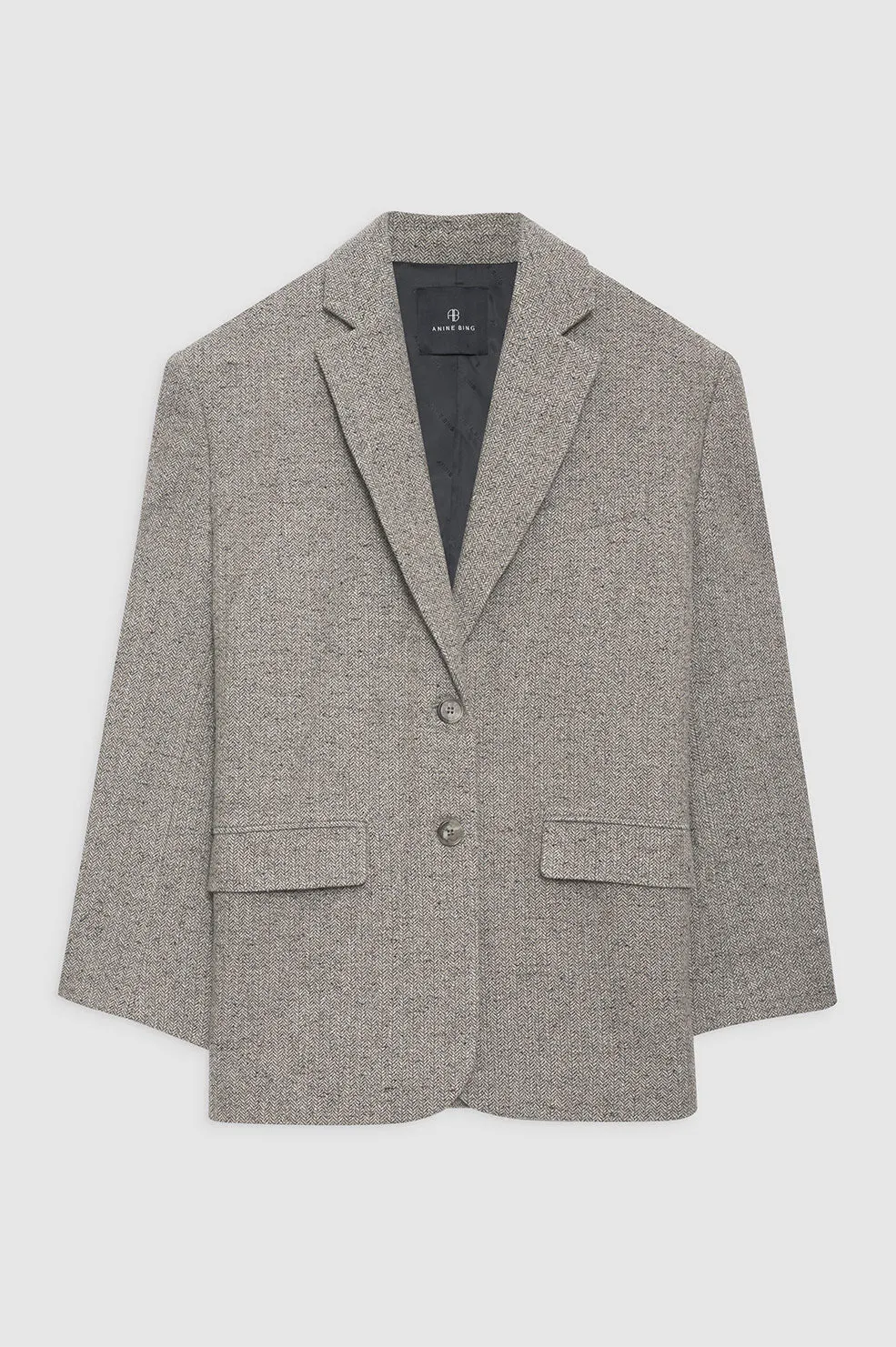 Quinn Blazer - Tan Herringbone