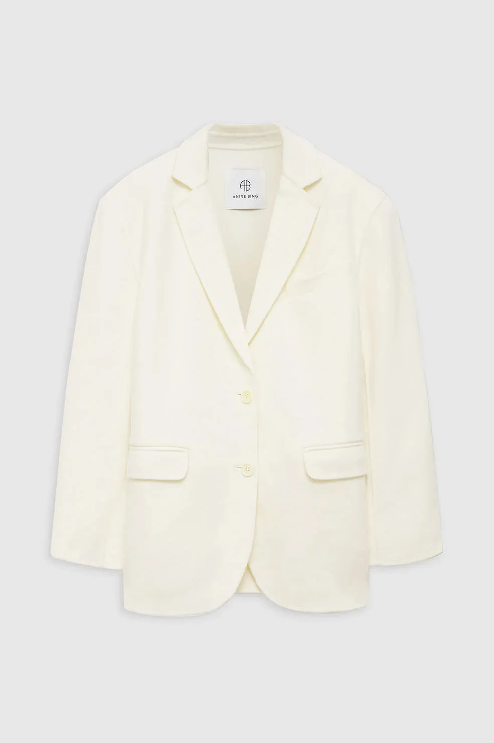 Quinn Blazer - White Cashmere Blend