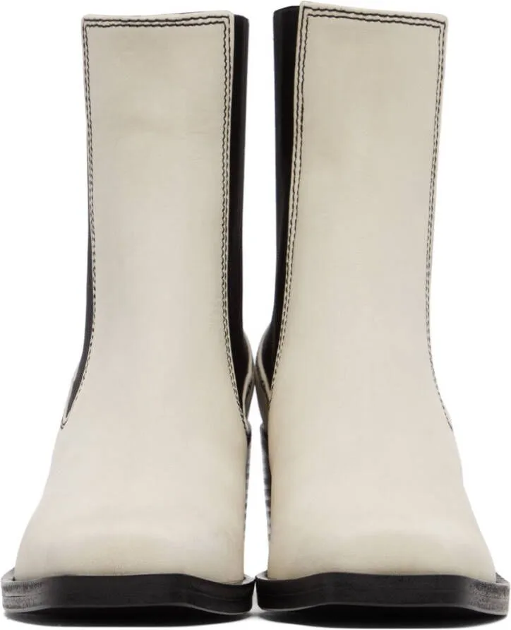 Rag & bone White Axis Boots