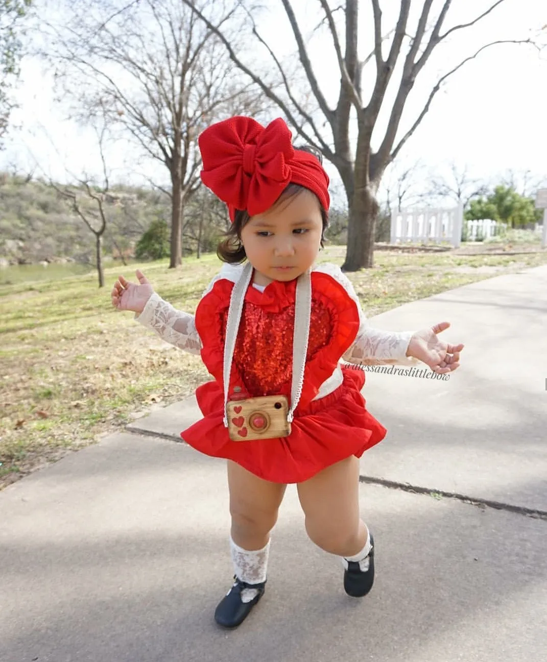 Red Heart Ruffle Romper - Shop Now for the Perfect Romper