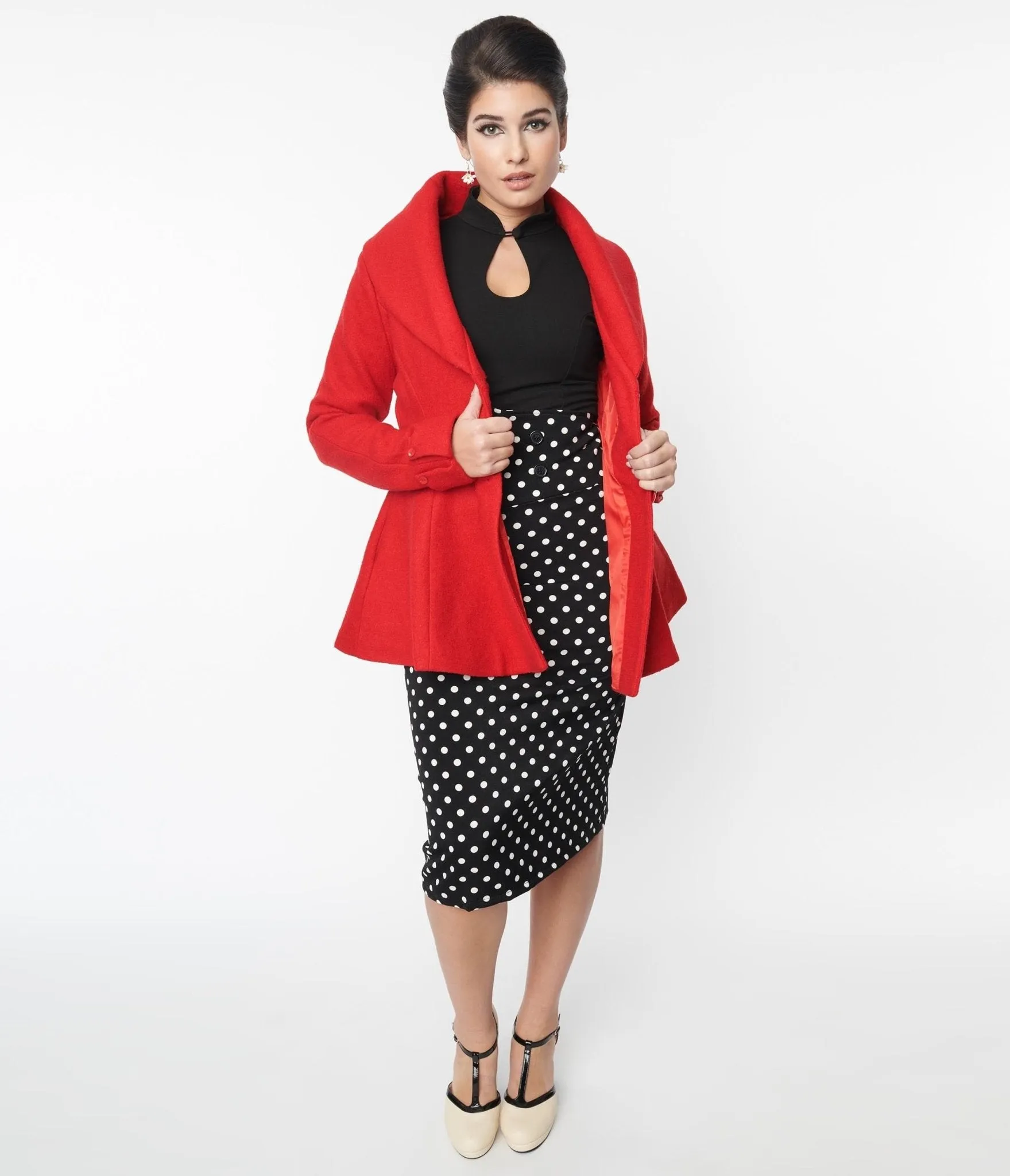 Red Skirt Blazer