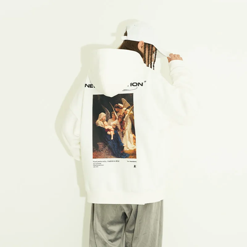 Religious Oil Painting Sweater