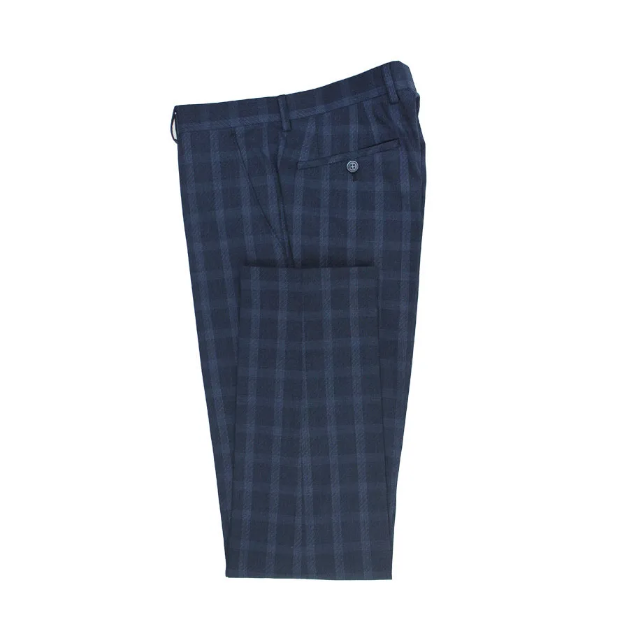 Remus Uomo - Lazio X-Slim Fit Blue Check Suit: Shop Now!