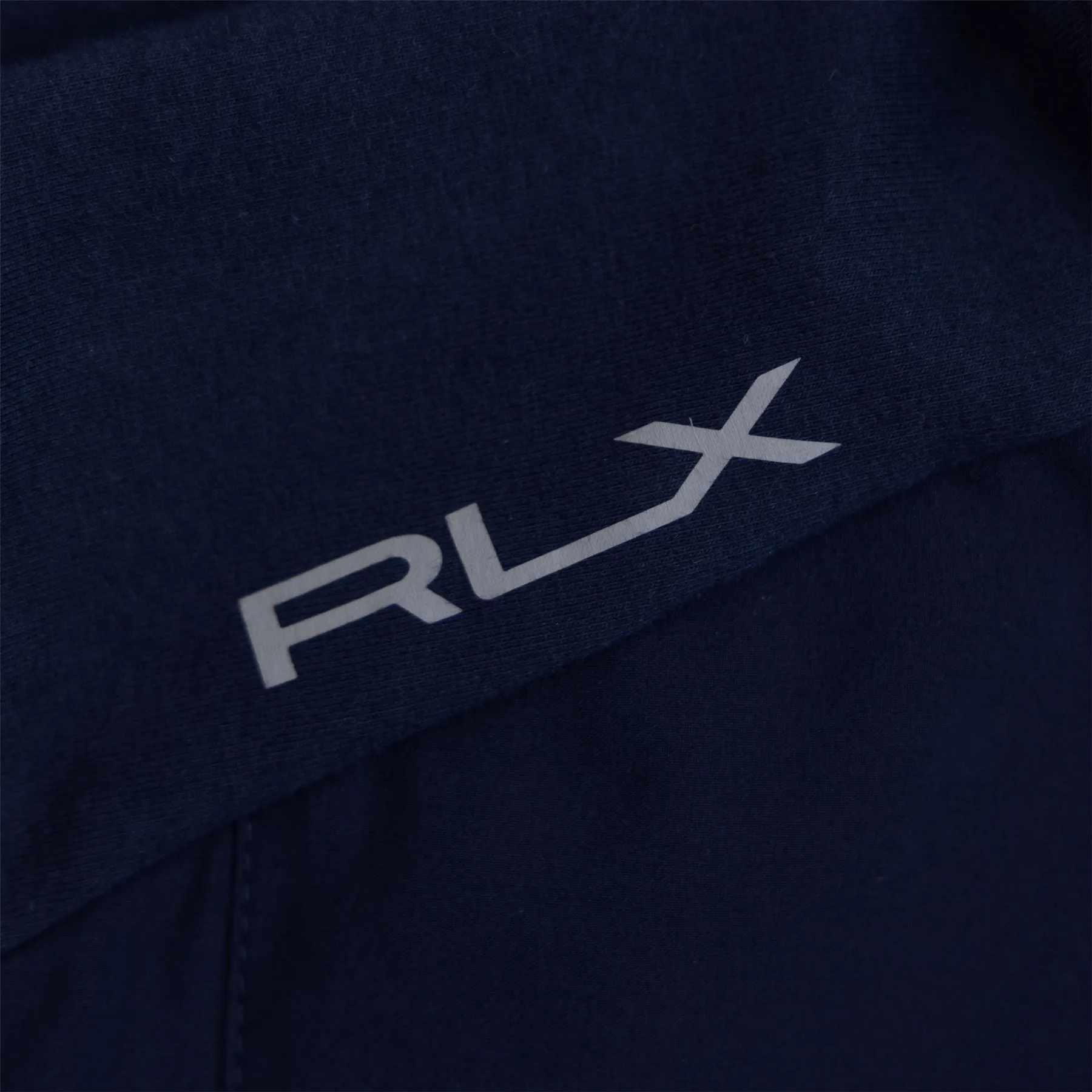 RLX Classic Fit Full Zip Luxury Jersey Gilet in Refined Navy